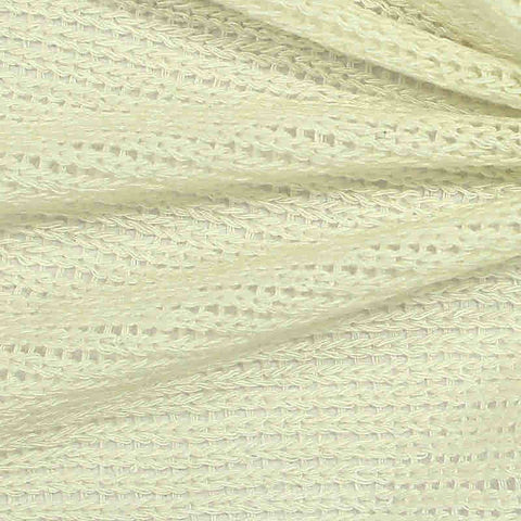 Viscose Polyester Stretch Chunky Knit Fabric, 165 gsm, 142 cm — Beige, ref EF-205743