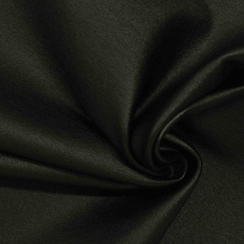 Cotton Stretch Jersey Knit Fabric, 313 gsm — Black