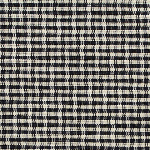 Black Gingham Woven, Cotton, 92 gsm, 145 cm, ref EF-206196