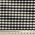 Black Check Woven, Cotton, 110 gsm, 145 cm, ref EF-206207