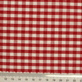 Red Check Woven, Cotton