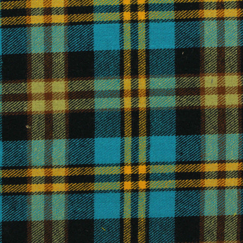 Black Plaid Twill, Cotton, 145 cm, ref EF-206441