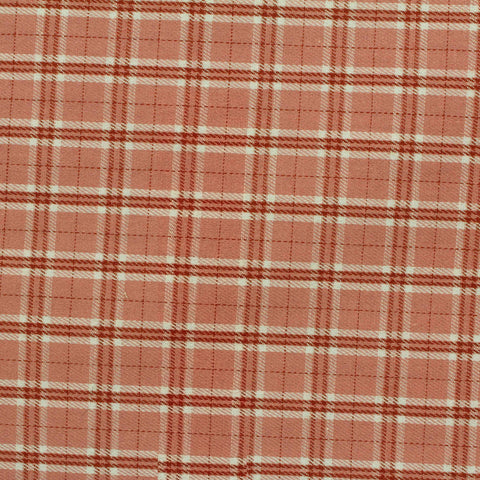 White Plaid Twill, Cotton