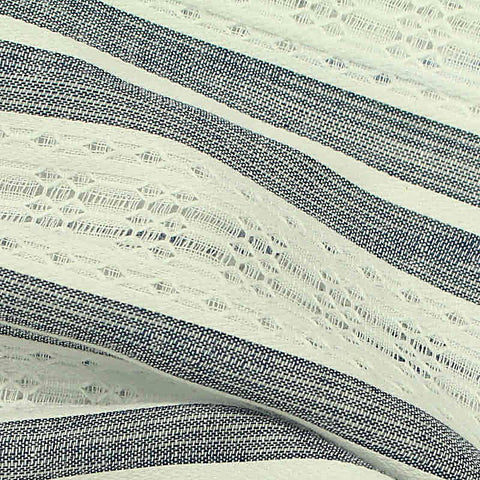 Blue Horizontal-Stripe Woven, Cotton, 80 gsm, 145 cm, ref EF-206516