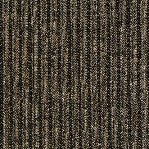 Polyester Viscose Stretch Rib Knit Fabric, 250 gsm, 147 cm — Brown
