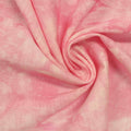 Pink Abstract Knit, Viscose-Poly