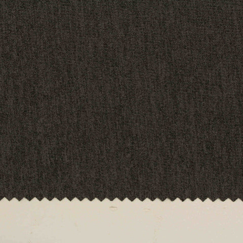 Dark Grey Marl Jersey Knit, Polyester, 160 gsm, 163 cm