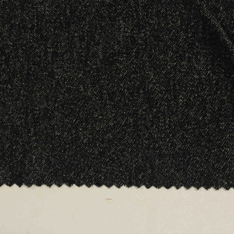 Dark Grey Marl Interlock Knit, Poly-Viscose, 270 gsm