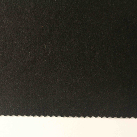 Viscose Nylon Stretch Knit Fabric, 460 gsm, 160 cm — Black