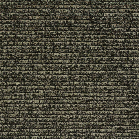 Light Grey Horizontal-Stripe Rib Knit, Polyester, 550 gsm