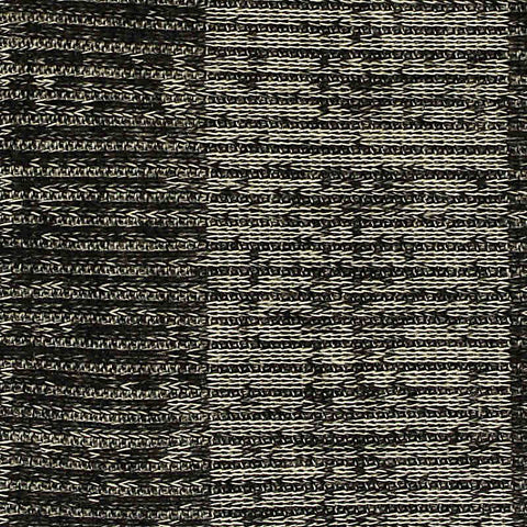 Black Textured-Check Rib Knit, Poly-Viscose