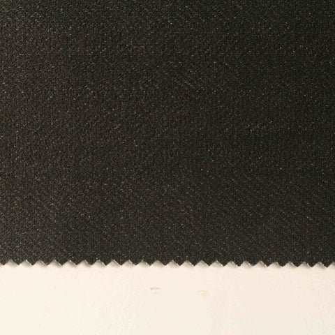 Black Marl Interlock Knit, Polyester, 425 gsm