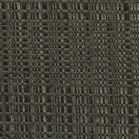 Black Horizontal-Band Rib Knit, Polyester