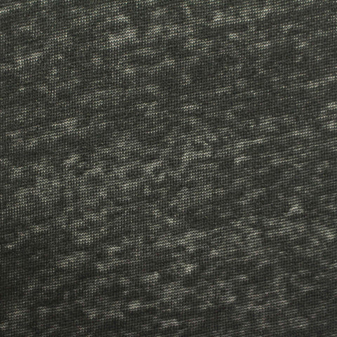 Dark Grey Marl Jersey Knit, Linen