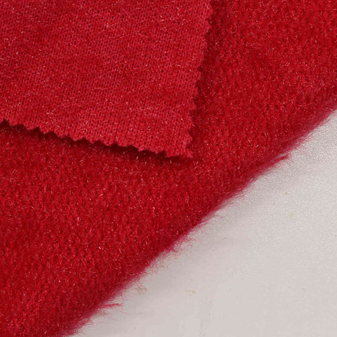 100% Polyester Jersey Knit Fabric, 278 gsm, 150 cm — Red