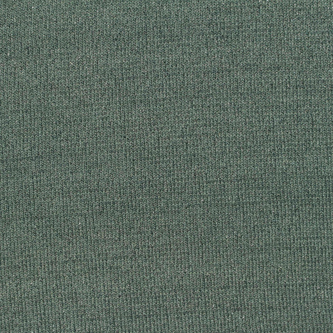 Muted Green Marl Jersey Knit, Poly-Metallic