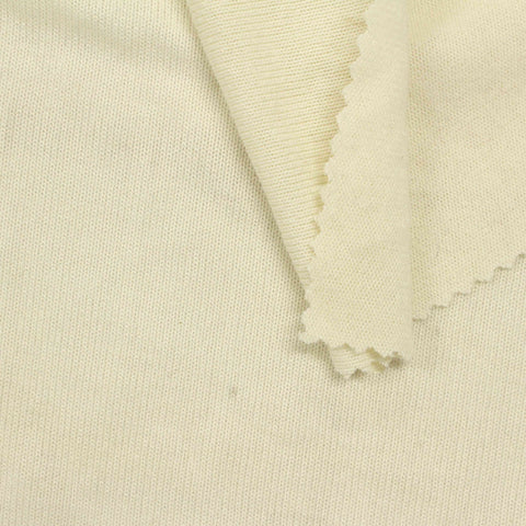 Polyester Acrylic Stretch Jersey Knit Fabric, 240 gsm, 150 cm — Beige