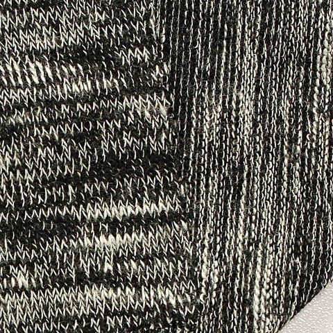 Black Heathered-Marl Jersey Knit, Viscose-Poly, 200 gsm