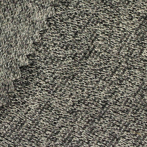 Grey Marl Scuba Knit, Poly-Viscose, 225 gsm