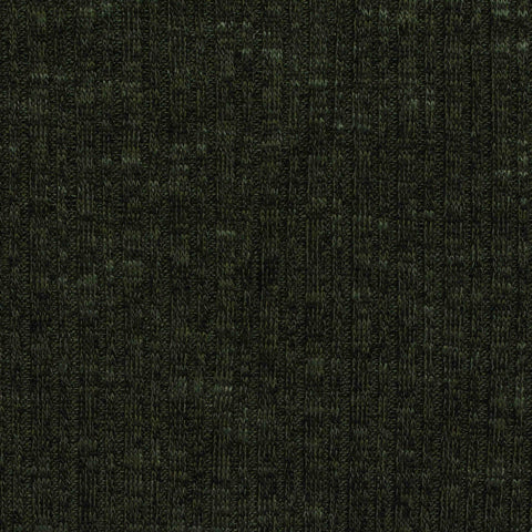 Polyester Viscose Stretch Rib Knit Fabric, 326 gsm, 156 cm — Black