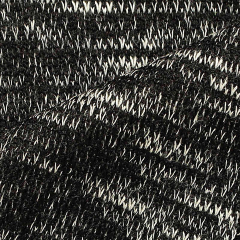 Black Marl Scuba Knit, Poly-Viscose