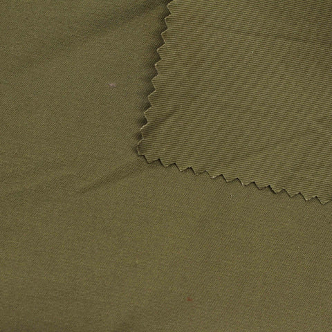 Cotton Stretch Knit Fabric, 290 gsm, 147 cm — Khaki
