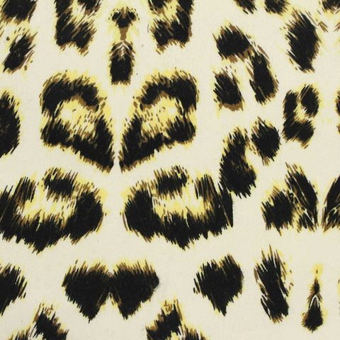 Black Leopard Sateen, Cotton