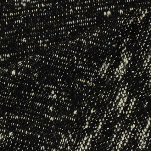 Black Marl Chunky Knit, Acrylic, 294 gsm
