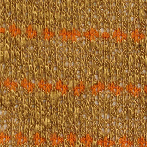 Orange Geometric Chunky Knit, Viscose