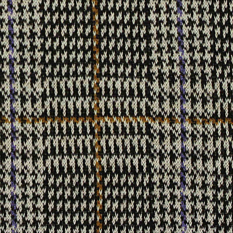 Purple Houndstooth Jacquard, Polyester