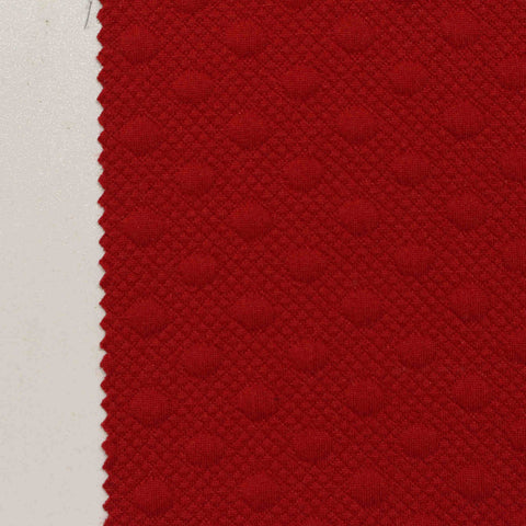 Red Diamond Jacquard, Polyester, 320 gsm