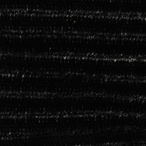 Striped 100% Polyester Chenille Fabric, 200 gsm, 160 cm — Black