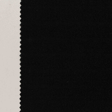 Viscose Polyester Metallic Stretch Jersey Knit Fabric, 200 gsm, 155 cm — Black