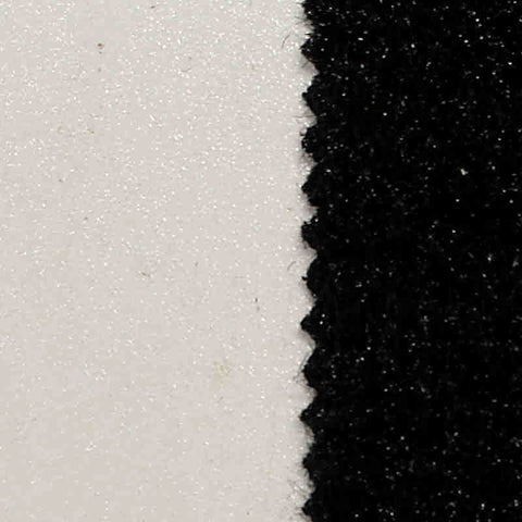 Black Marl Rib Knit, Polyester, 340 gsm
