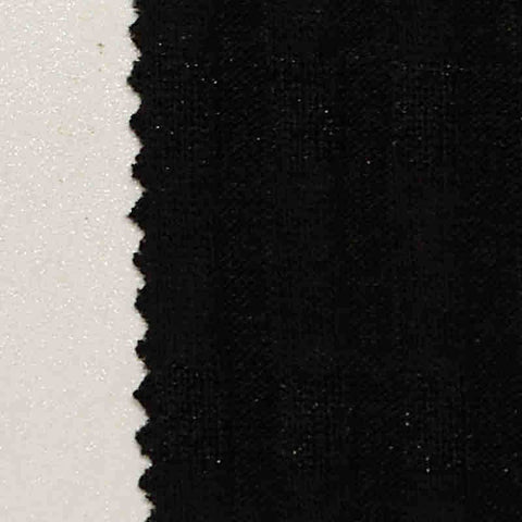 Rib Knit Fabric, 234 gsm, 148 cm — Black