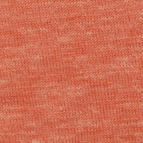 Orange Marl Chunky Knit, Poly-Cotton, 150 gsm