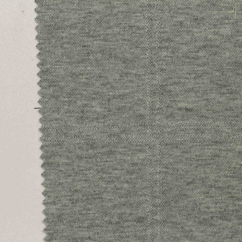 Grey Grid Interlock Knit, Polyester