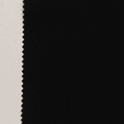 Cotton Polyester Interlock Knit Fabric, 180 gsm, 155 cm — Black