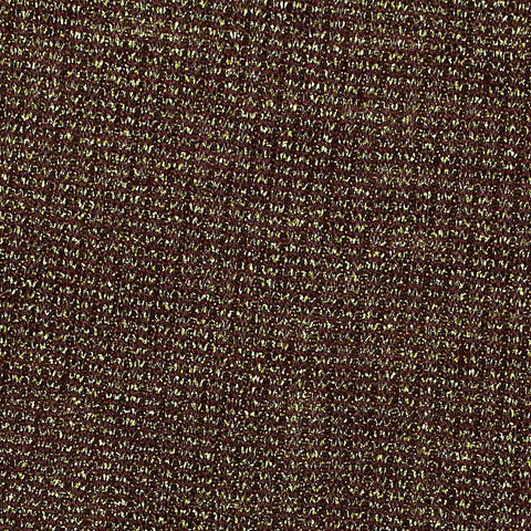 Dark Brown Marl Rib Knit, Viscose-Metallic
