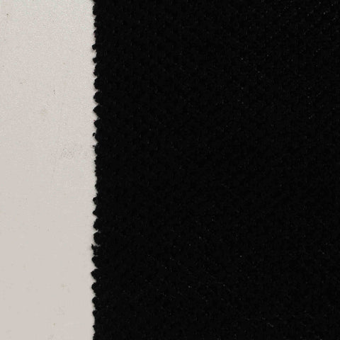 Polyester Stretch Chenille Fabric, 270 gsm, 150 cm — Black