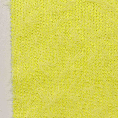 Nylon Polyester French Terry Fabric, 250 gsm, 160 cm — Yellow