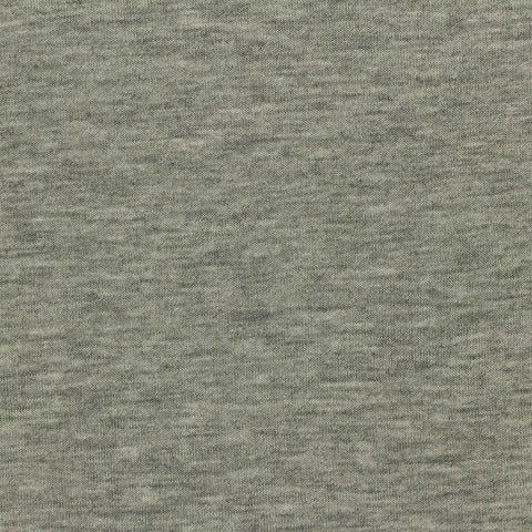 Light Green Marl Jersey Knit, Viscose, 160 gsm