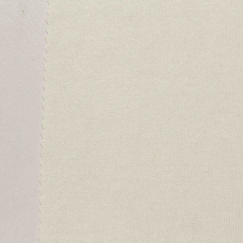 Brushed Polyester Viscose Stretch Knit Fabric, 160 gsm, 153 cm — Beige