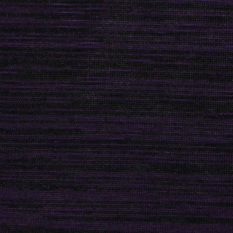 Dark Purple Marl Chunky Knit, 177 gsm