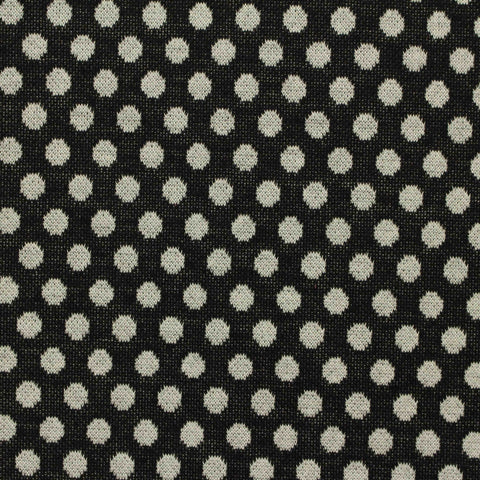 Cream Dots Jacquard, Poly-Viscose, 245 gsm
