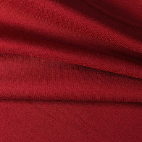 Viscose Nylon Stretch Ponte Knit Fabric, 423 gsm, 160 cm — Red