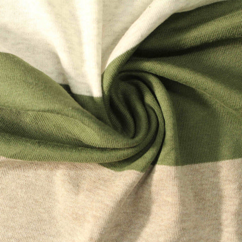 100% Cotton Rib Knit Fabric, 165 gsm, 165 cm — Green