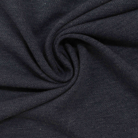 Dark Grey Marl Denim, Poly-Viscose, 313 gsm