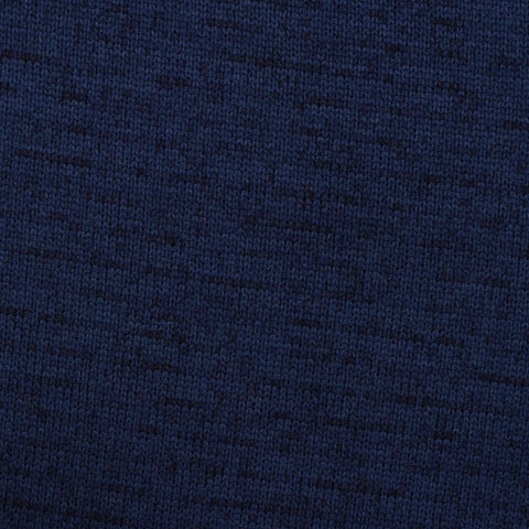Dark Blue Marl Chunky Knit, Polyester, 315 gsm