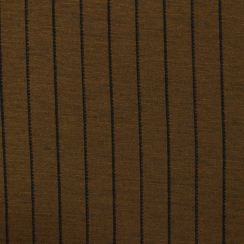Dark Brown Vertical-Stripe Jacquard, Polyester